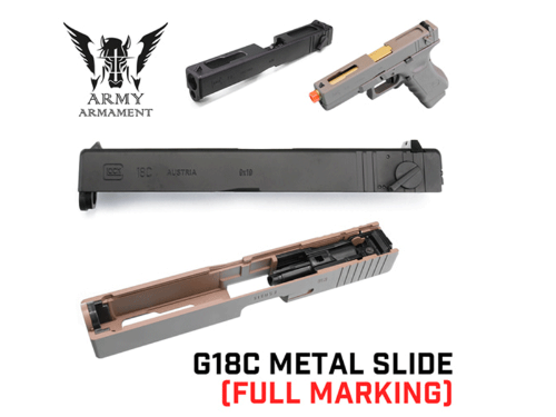 G18C Metal Slide with Full Marking